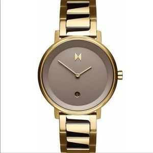 MVMT ladies signature champagne gold stainless steel watch